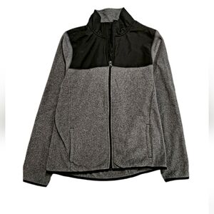 Zip Up Sweatshirt NWOT Size Small grey/black